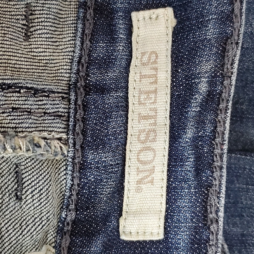 STRETSON Women Jeans 8 LONG Blue Denim Pixie Stix Skinny 32" Inseam Stretch - Picture 5 of 13